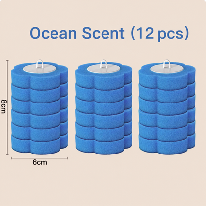 KUBOZN® No-Touch Disposable Toilet Wand Set - Hygienic Scented Cleaning System💧