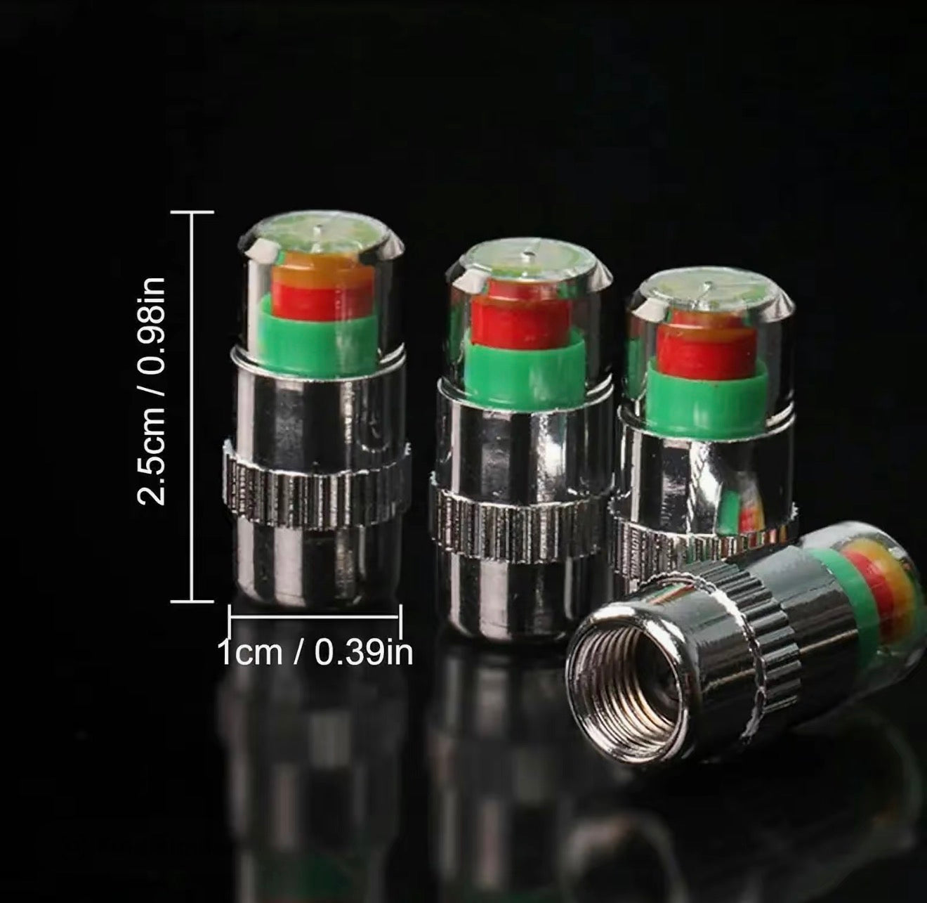 KUBOZN® AutoCheck TireGuard Caps