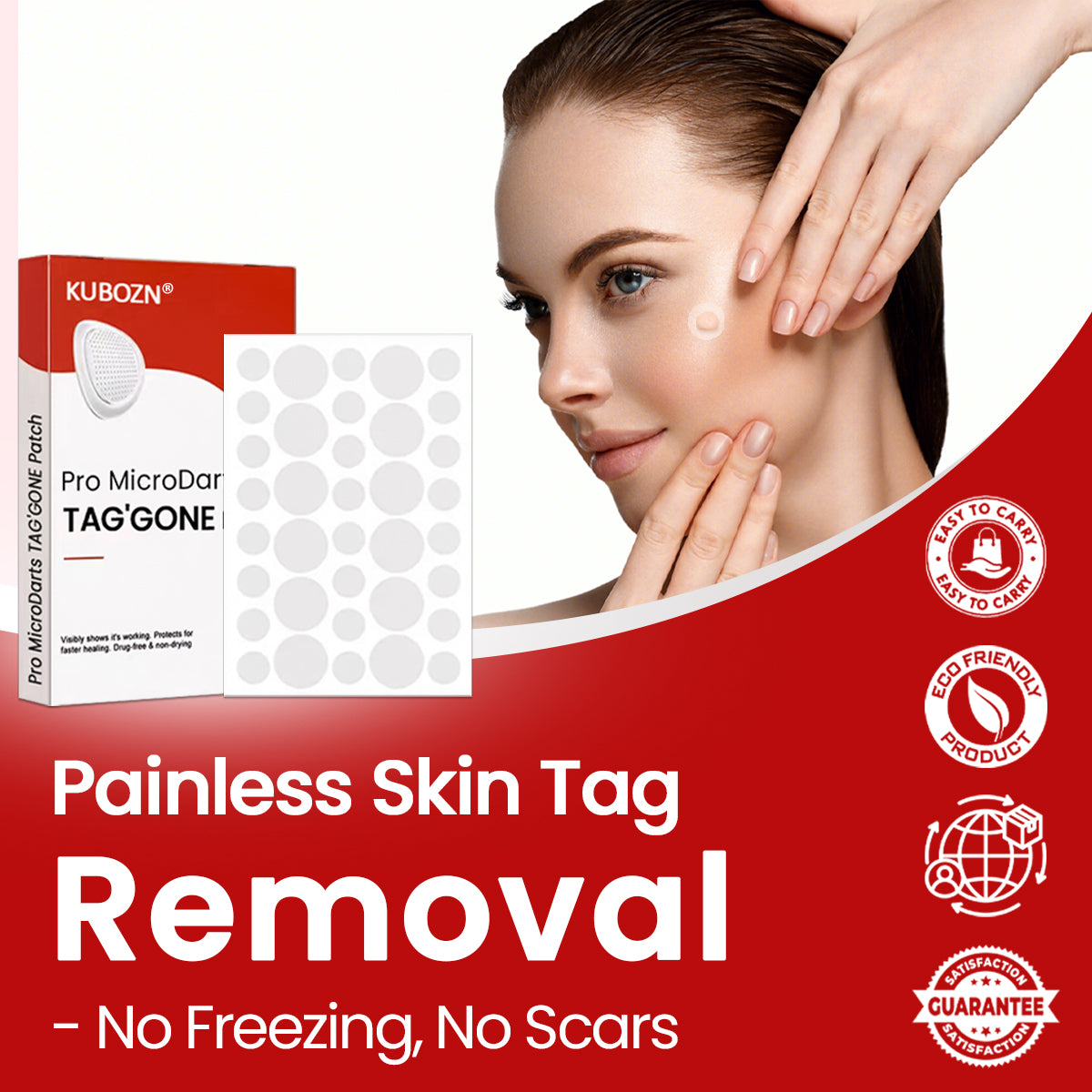 OFFICIAL KUBOZN® Pro MicroDarts TAG'Gone Patch