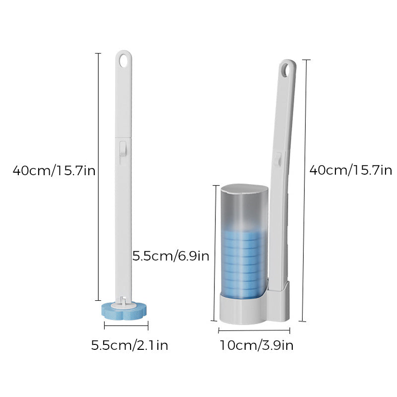KUBOZN® No-Touch Disposable Toilet Wand Set - Hygienic Scented Cleaning System💧