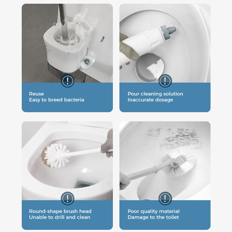 KUBOZN® No-Touch Disposable Toilet Wand Set - Hygienic Scented Cleaning System💧