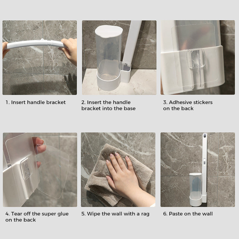 KUBOZN® No-Touch Disposable Toilet Wand Set - Hygienic Scented Cleaning System💧